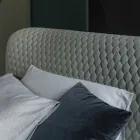 Tweepersoonsbed, zonder container, hedendaags design Corolle by Bolzan Viadurini