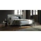 Tweepersoonsbed, zonder container, hedendaags design Corolle by Bolzan Viadurini
