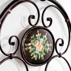 Dubbel bed met smeedijzeren ontwerp gemaakt Alexa Viadurini