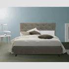 Luxe gestoffeerd tweepersoonsbed met opbergdoos, gemaakt in Italië – gescheurd Viadurini