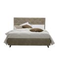 Luxe gewatteerd tweepersoonsbed met opbergdoos Made in Italy - Torn
