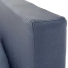 Luxe tweepersoonsbed van ecoleer of stof met box Made in Italy – Nuvola Viadurini