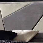 Bed gestoffeerd bed met container opheffen van 160x190 / 200cm Mia Viadurini