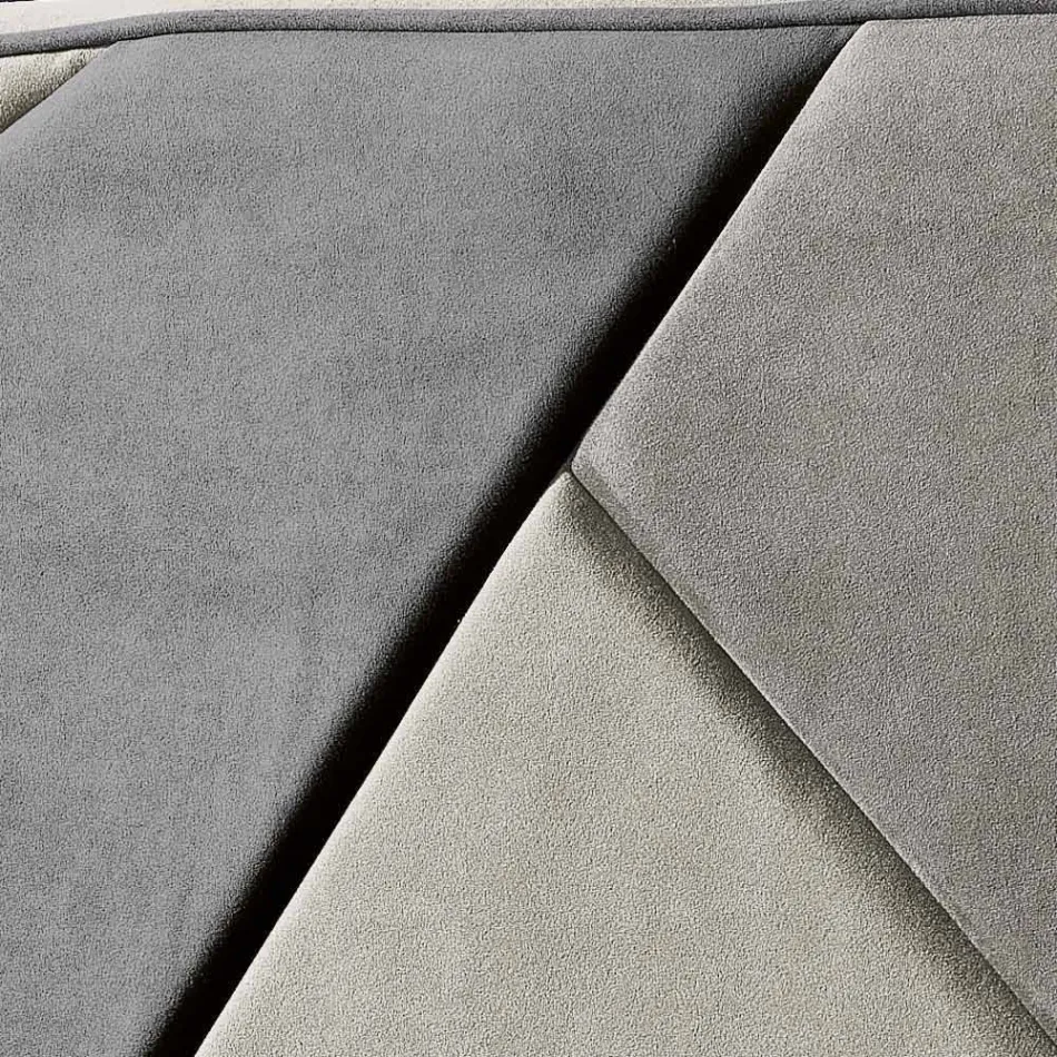 Bed gestoffeerd bed met container opheffen van 160x190 / 200cm Mia Viadurini