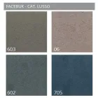 Gestoffeerd tweepersoonsbed met stoffen opbergmeubel - Belle Viadurini