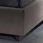 Gestoffeerde tweepersoonsbed met moderne container 160x190 / 200 Reby Viadurini