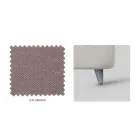 Gestoffeerd tweepersoonsbed met optionele opbergruimte Made in Italy - Akira Viadurini