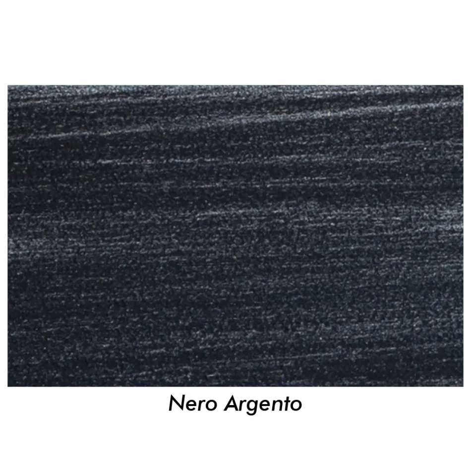 Gestoffeerd tweepersoonsbed met matras en 2 nachtkastjes Made in Italy - Rolly Viadurini