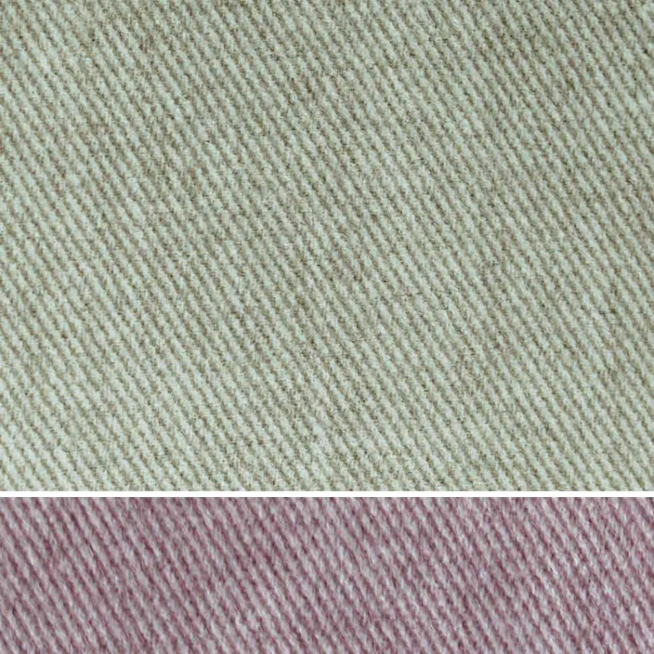 Tweepersoonsbed bekleed met stof of ecoleer Made in Italy - Elettro Viadurini