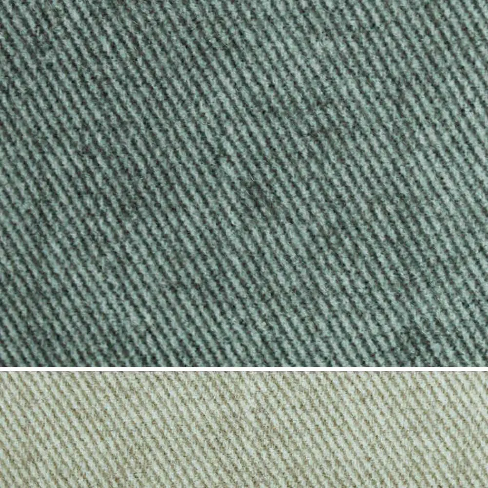 Tweepersoonsbed bekleed met stof of ecoleer Made in Italy - Elettro Viadurini