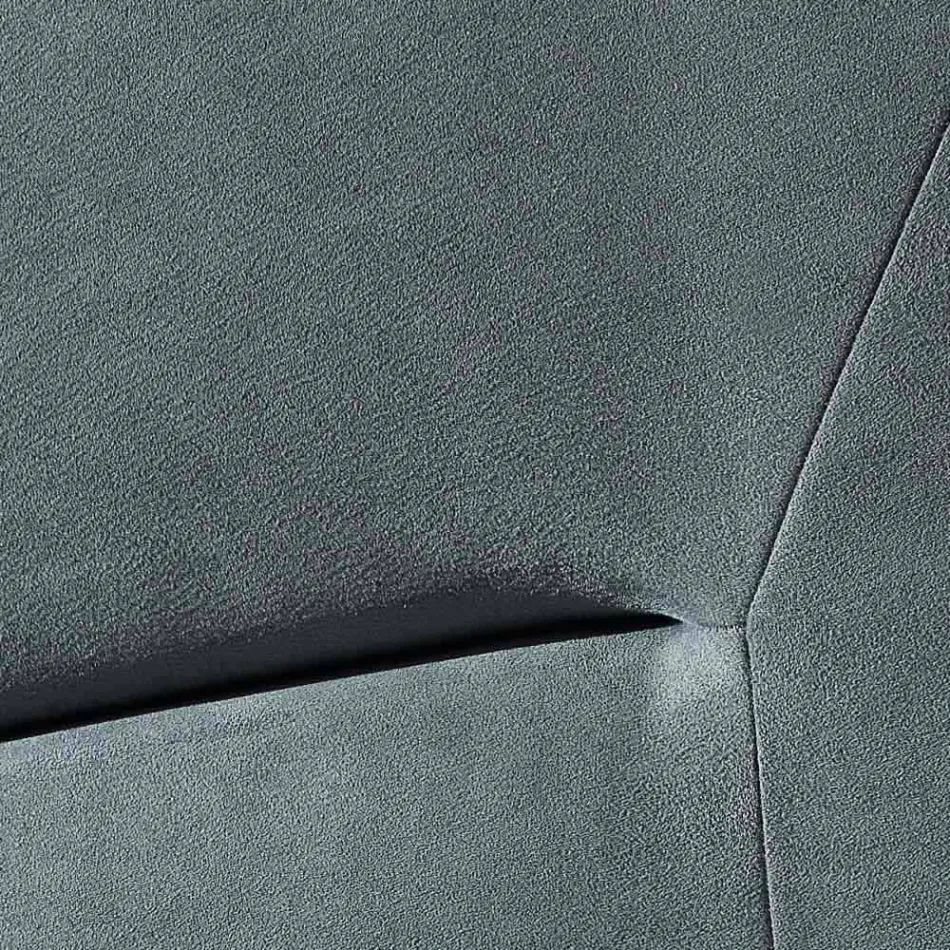 Hedendaagse gestoffeerde tweepersoonsbed met doos piek 160x190 / 200cm Zon Viadurini