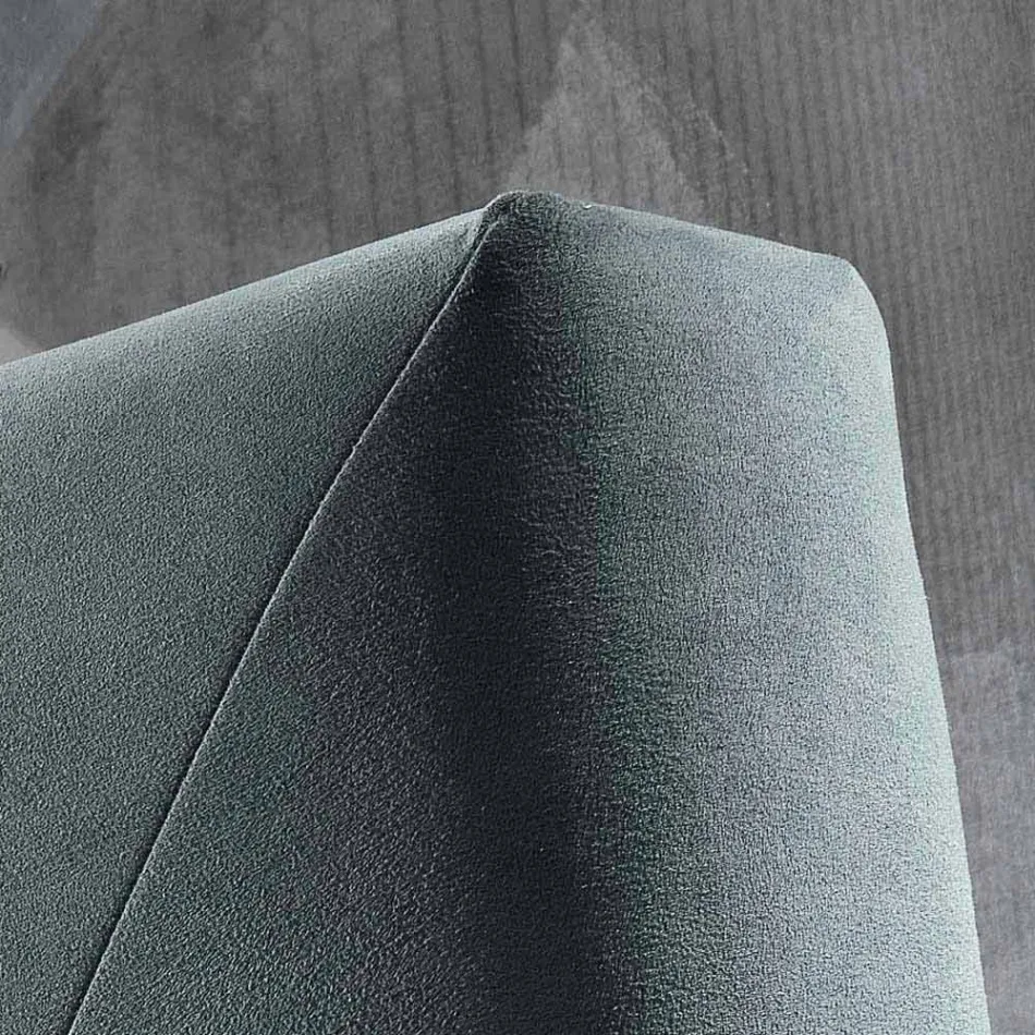 Hedendaagse gestoffeerde tweepersoonsbed met doos piek 160x190 / 200cm Zon Viadurini