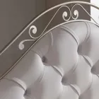 Gestoffeerd dubbel bed met de hand gemaakt in massief ijzer Gracie Viadurini