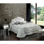 Gestoffeerd dubbel bed met de hand gemaakt in massief ijzer Gracie Viadurini