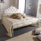 Gestoffeerd dubbel bed met de hand gemaakt in massief ijzer Gracie Viadurini