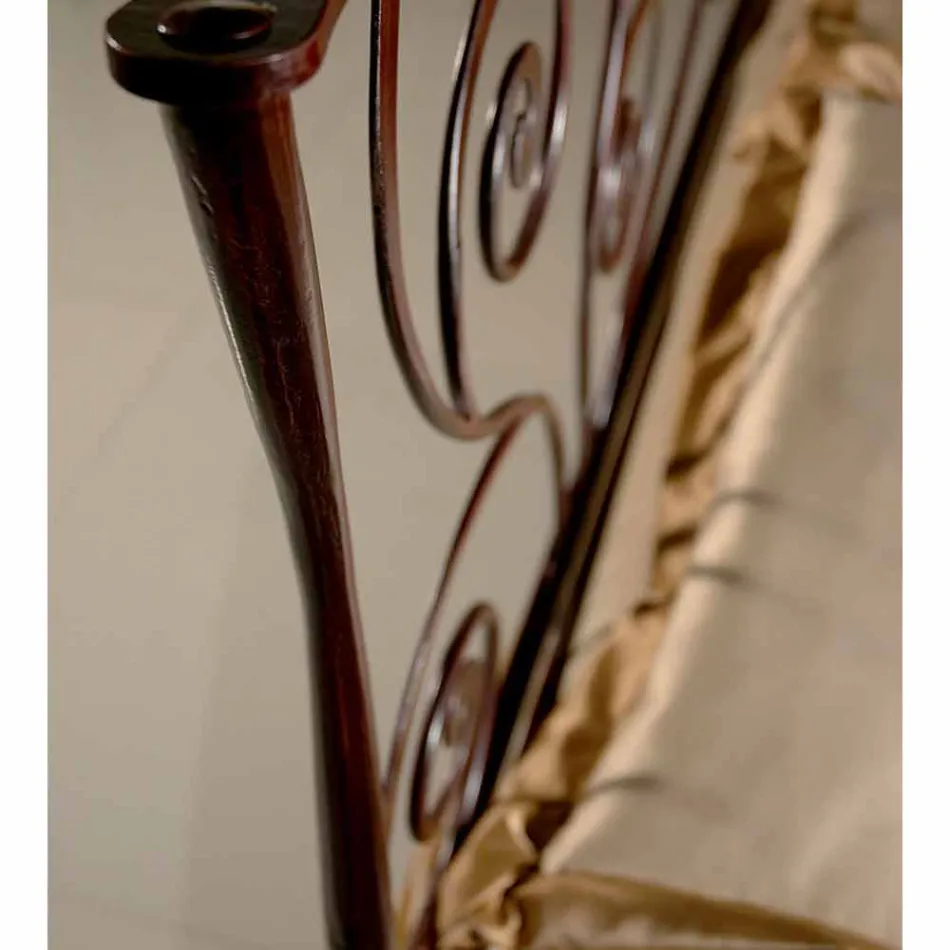 Tweepersoonsbed smeedijzer Ares Viadurini