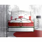 Tweepersoonsbed smeedijzer Cassiopeia Viadurini