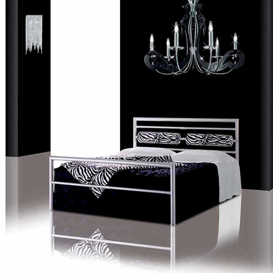 Tweepersoonsbed smeedijzer Dionysus Viadurini