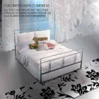 Tweepersoonsbed smeedijzer Pan Viadurini