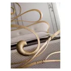 IJzeren tweepersoonsbed met bijpassend voeteinde Made in Italy - Laser Viadurini