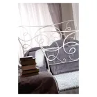 IJzeren tweepersoonsbed met optioneel voeteinde Made in Italy - Lampo Viadurini