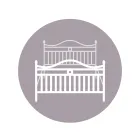 IJzeren tweepersoonsbed met optioneel voeteinde Made in Italy - Lampo Viadurini