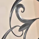 Ijzeren dubbel bed met hoofdeinde in Allison gesmeed mes Viadurini