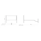 Tweepersoonsbed in groen of zwart ijzer Made in Italy - Poldo Viadurini