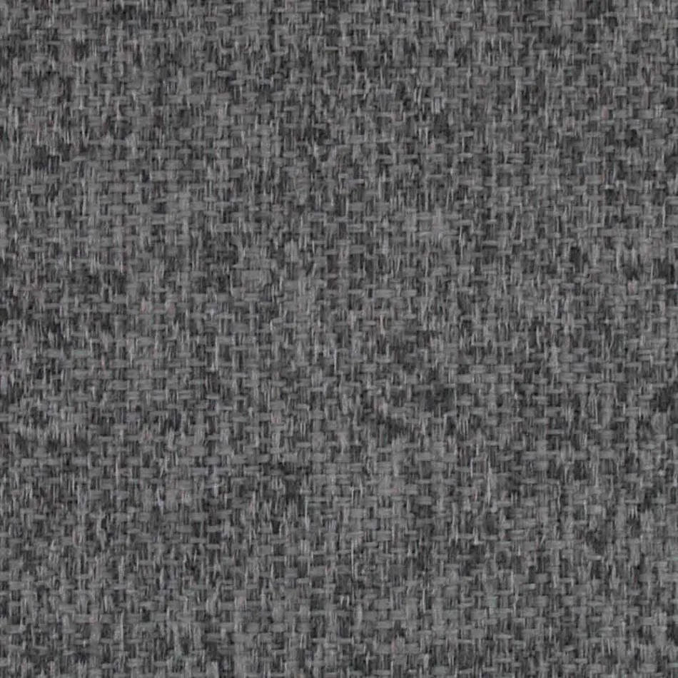 Stoffen tweepersoonsbed met box en gestreept hoofdeinde Made in Italy - Nives Viadurini