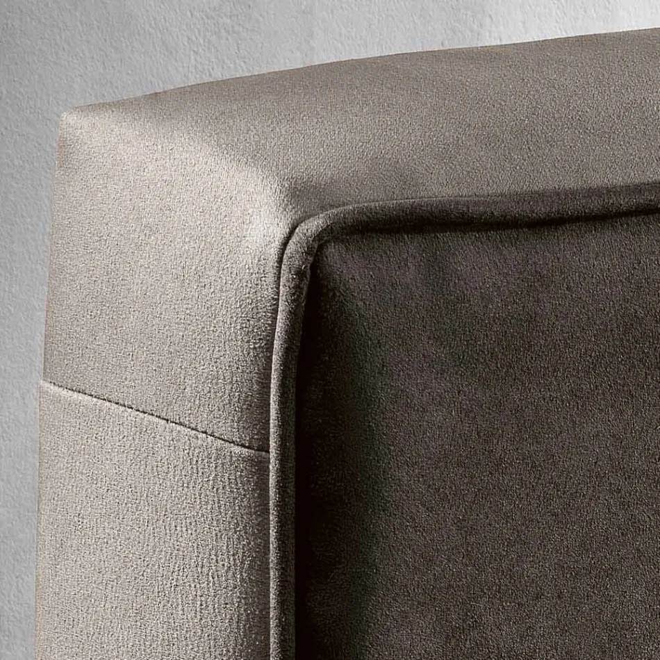 Hedendaagse bed met caisson 160x190 / 200 cm Gin Viadurini