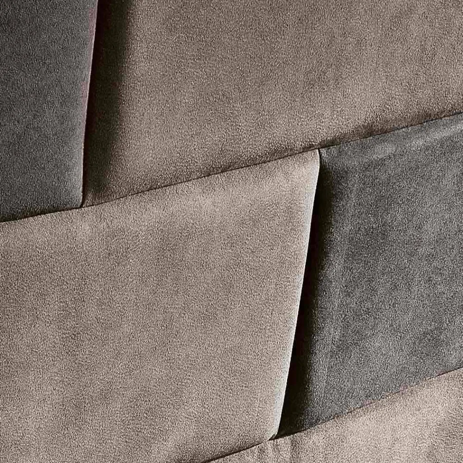 Hedendaagse bed met caisson 160x190 / 200 cm Gin Viadurini