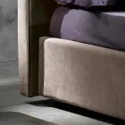 Hedendaagse bed met caisson 160x190 / 200 cm Gin Viadurini