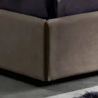 Hedendaagse bed met caisson 160x190 / 200 cm Gin Viadurini