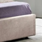 Hedendaagse bed met caisson 160x190 / 200 cm Gin Viadurini