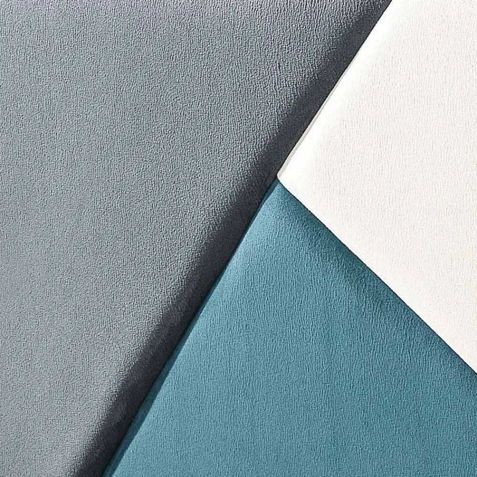 Hedendaagse gestoffeerde tweepersoonsbed met doos piek 160x190 / 200cm Mia Viadurini