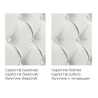 Modern tweepersoonsbed van kunstleer met opbergruimte - Ozzano Viadurini