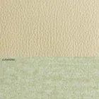 Modern tweepersoonsbed in kunstleer en stof Made in Italy - Zeldo Viadurini