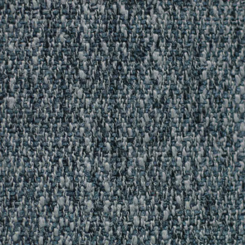 Rond design tweepersoonsbed bedekt met stof Made in Italy - Rello Viadurini