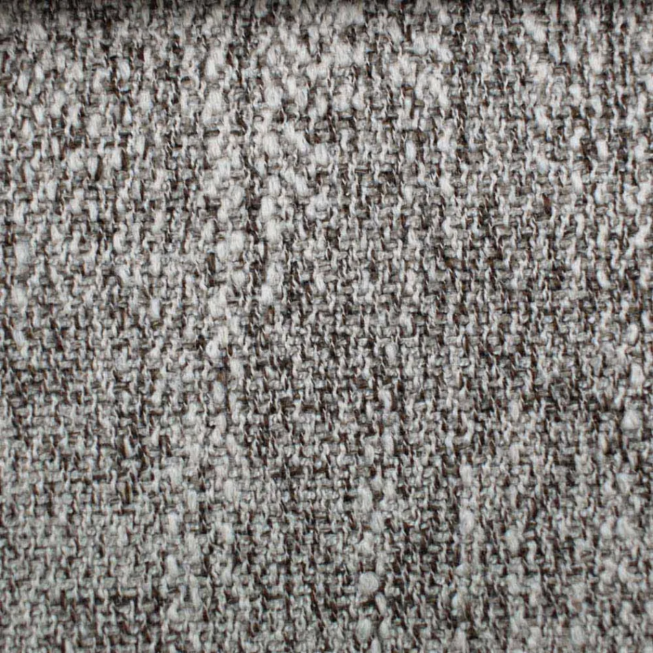 Rond design tweepersoonsbed bedekt met stof Made in Italy - Rello Viadurini