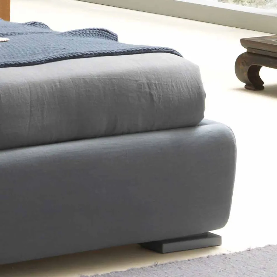 Tweepersoonsbed zonder doos, hedendaags design, Iorca by Bolzan Viadurini