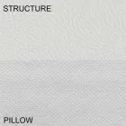 Rond tweepersoonsbed bekleed met design ecoleather Made in Italy - Vesio Viadurini