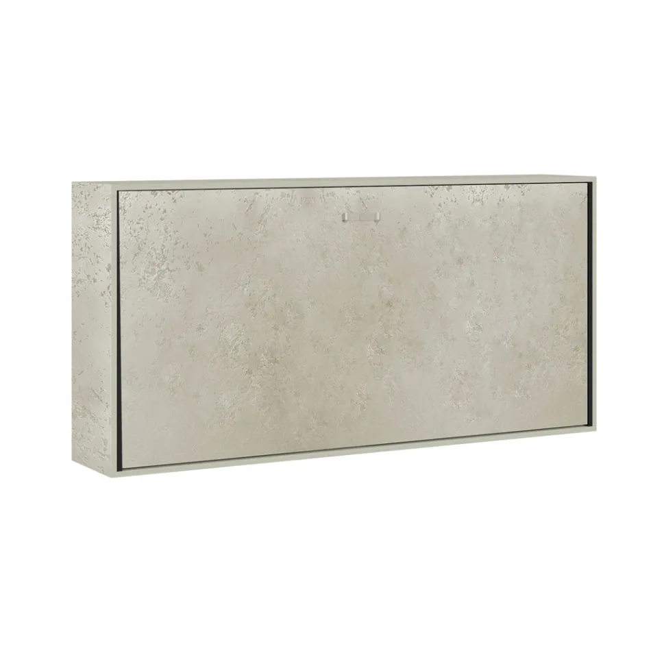 Horizontaal opklapbaar eenpersoonsbed gemaakt in Italië - Samenwerking Viadurini