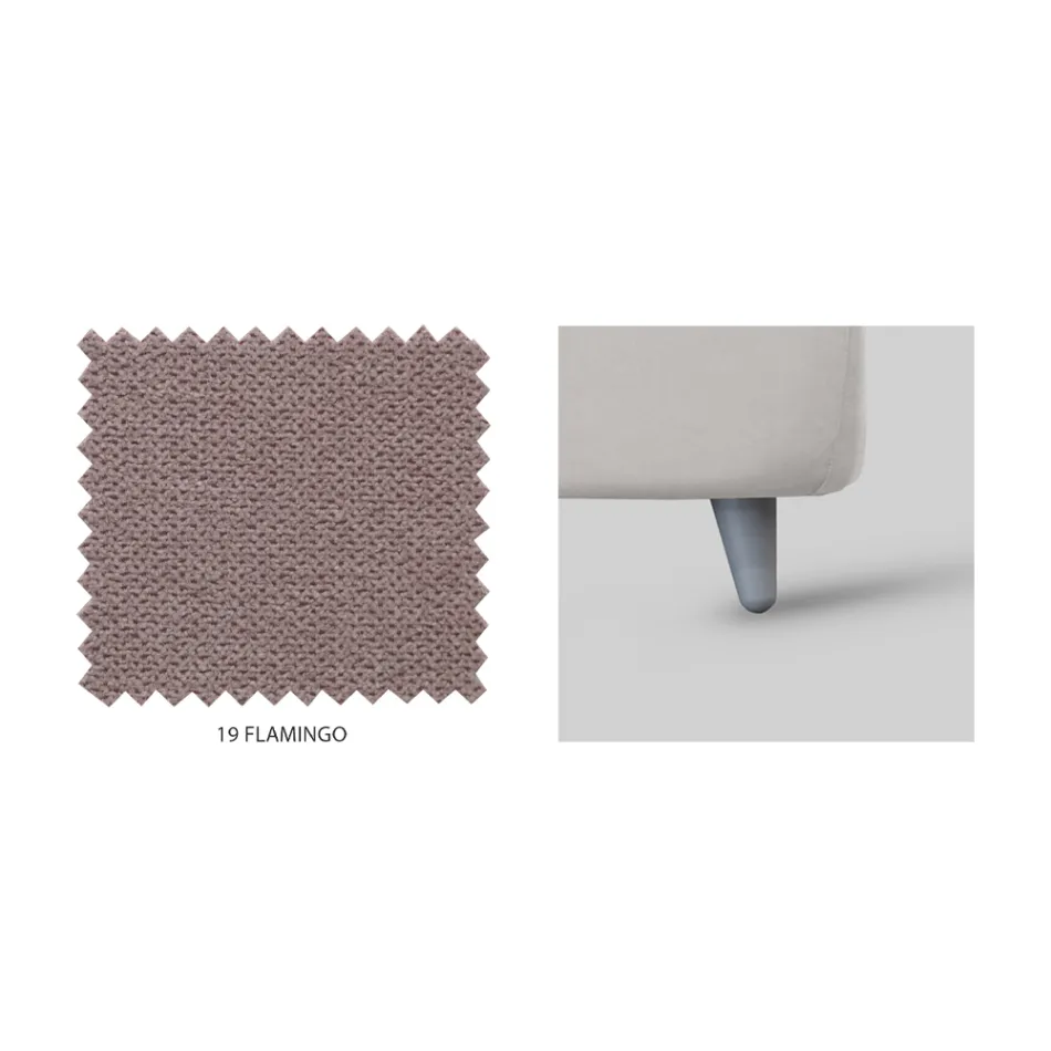 Eenpersoonsbed met optionele opbergruimte Made in Italy - Ciccio Viadurini