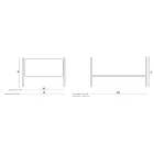 Eenpersoonsbed met gecoördineerde ijzeren structuur Made in Italy - Lillo Viadurini