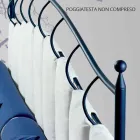 Single Bed in smeedijzer Amethyst Viadurini