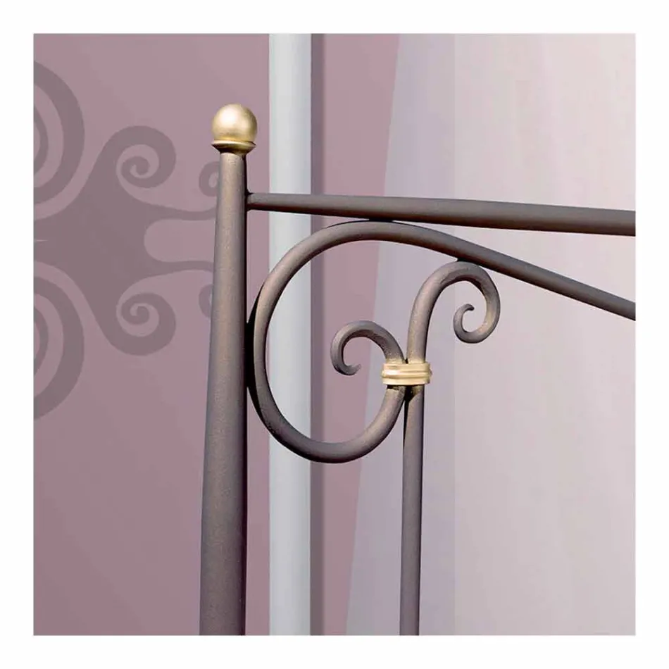 Single Bed in smeedijzer Auriga Viadurini