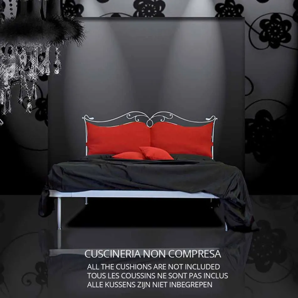 Single Bed in smeedijzer Febo Viadurini