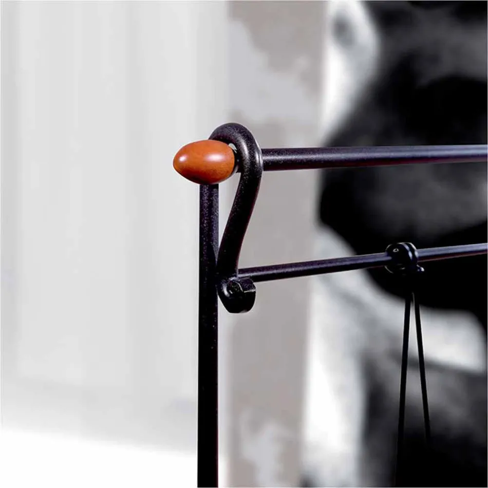 Single Bed in smeedijzer Perseus Viadurini