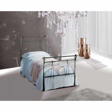 Single Bed in smeedijzer Perseus Viadurini