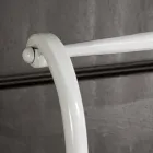 Single bed in smeedijzer volle Amanda bewerkt, gemaakt in Italië Viadurini